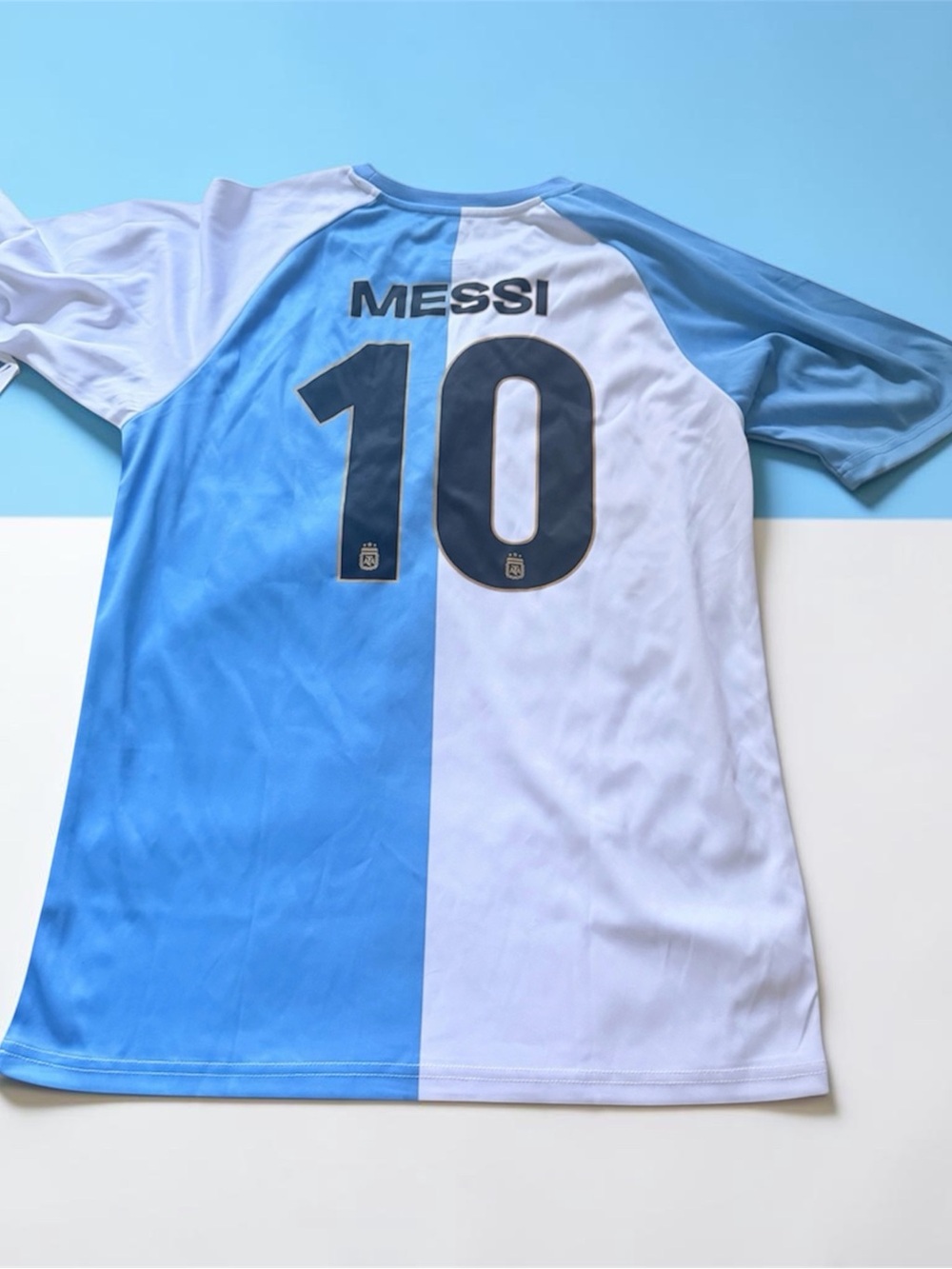 Messi Blue & White Soccer Jersey - #10